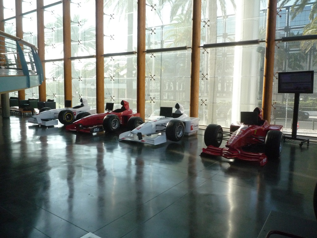 Cascais City Council Christmas event with the F1 motion simulator