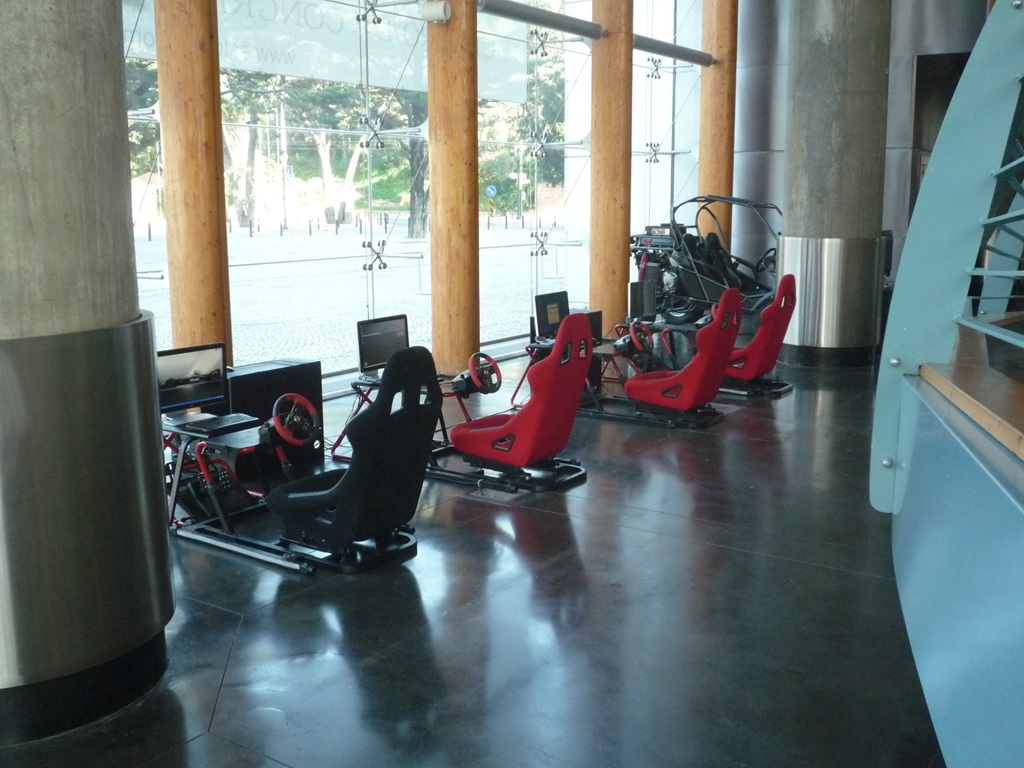 Cascais City Council Christmas event with the Race Frame simulator