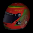 Virtual-Games.com Racing Team Driver - Pedro Miguel 3D Helmet