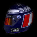 Virtual-Games.com Racing Team Driver - Roy Kolbe 3D Helmet